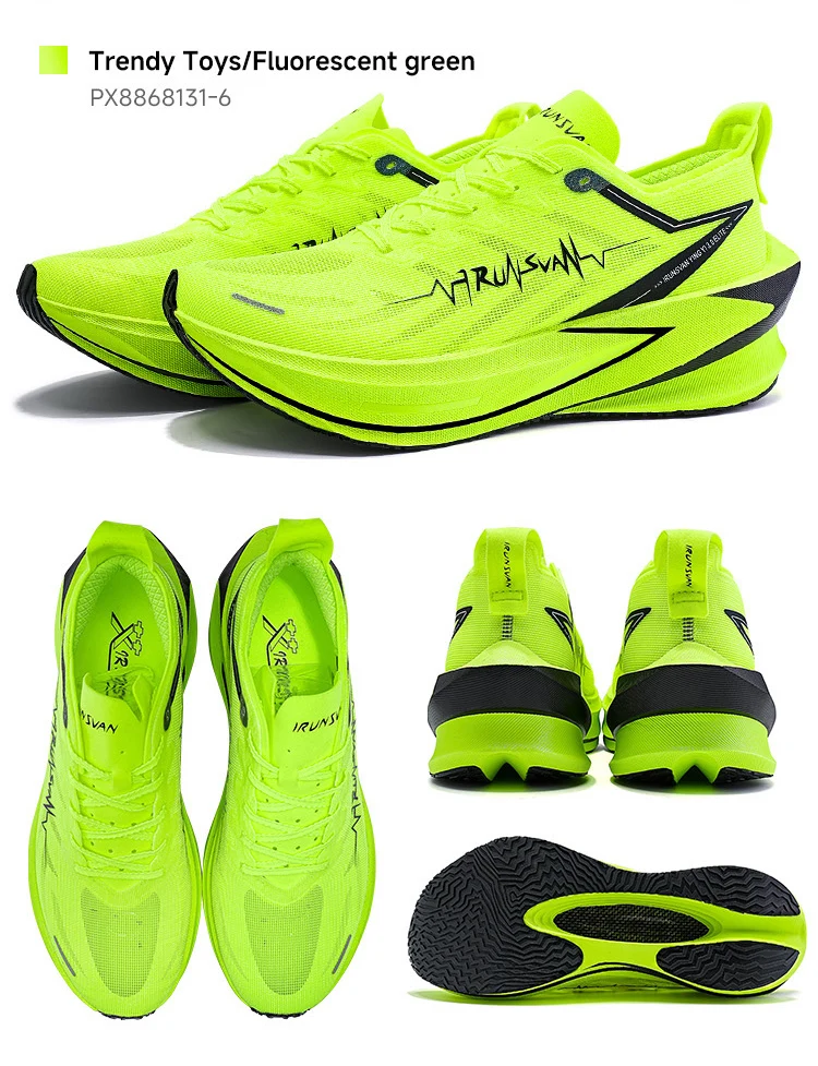 IRUNSVAN 2025 Shadow Wing 3.0 Full Palm T800 Carbon Board Running Shoes Breathable and Durable Sports Shoes for Men and Women