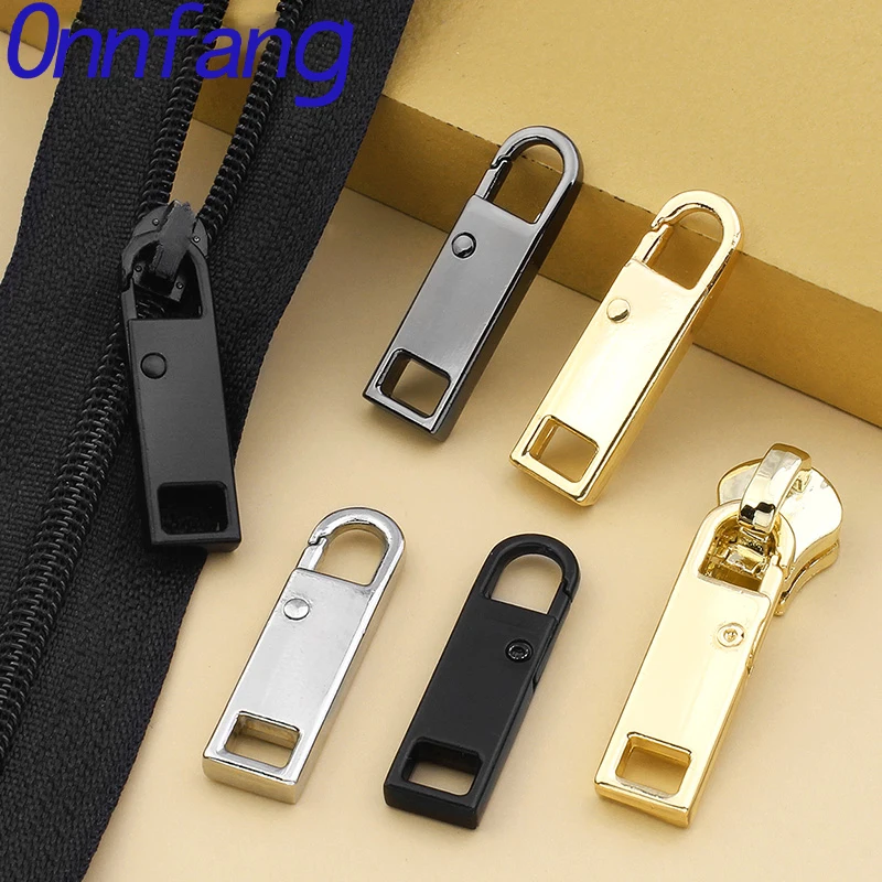 

2PCS Alloy Universal Zipper Puller for Clothing Zip Fixer Removable Zipper Slider DIY Sewing Instant Repair Zipper For Bags