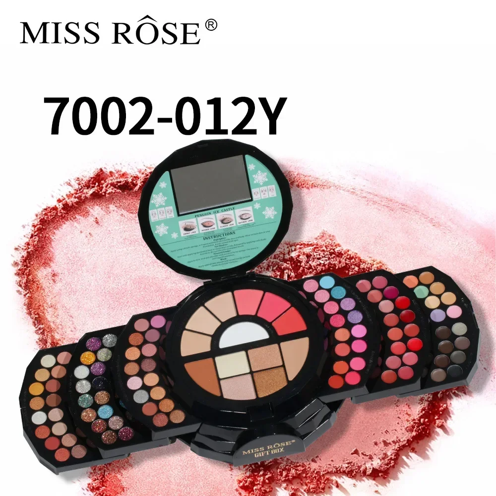 Miss Rose Make Up Gift Sets for Women Kit Pro Makeup Palette Waterproof Eyeshadow Blush Lipstick Eyeliner Concealer Cosmetics