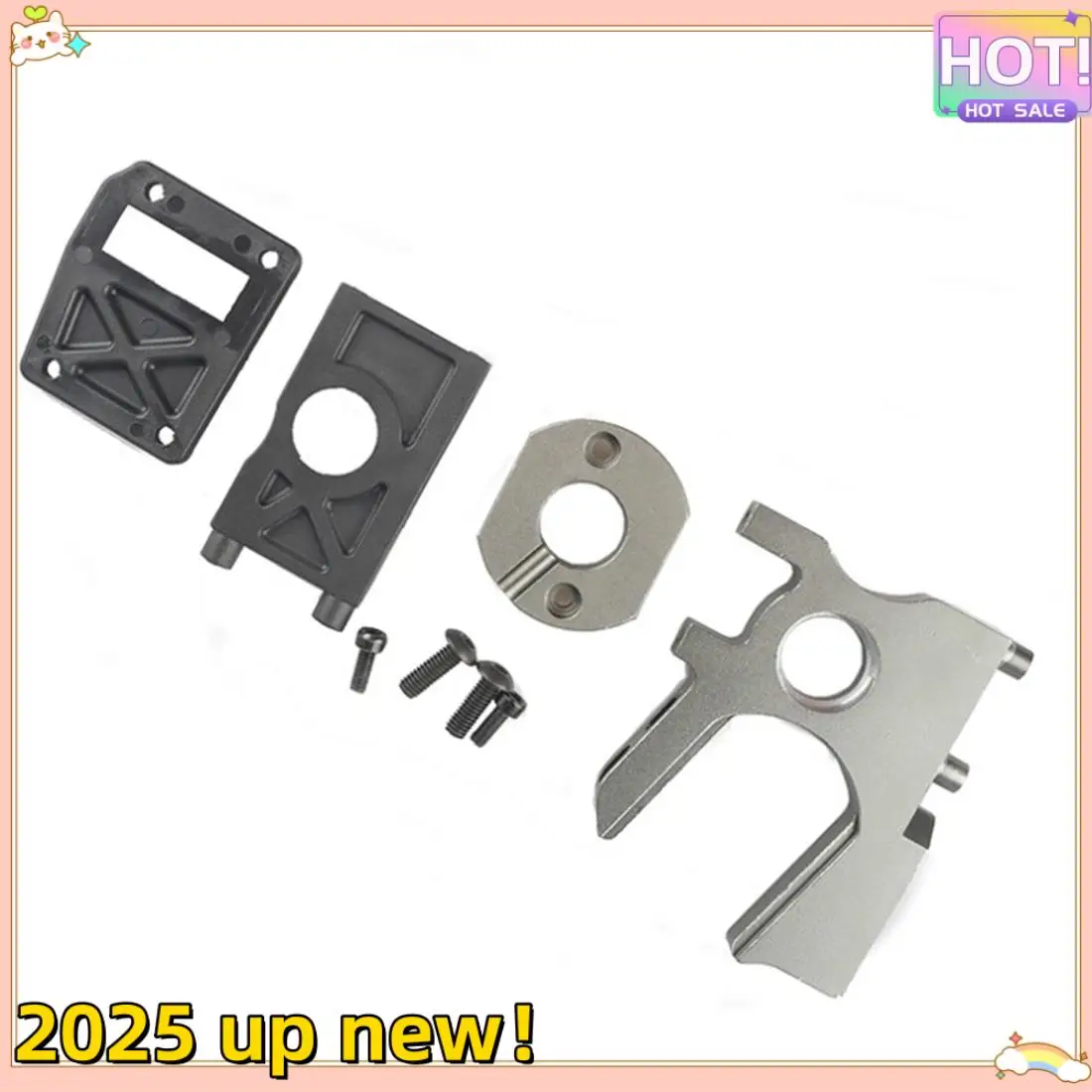 

Металлическое крепление двигателя с нежной текстурой 8456 для 1/8 ZD Racing 08423 08425 08426 08427 9021 9072 9071 9116, детали для обновления радиоуправляемого автомобиля