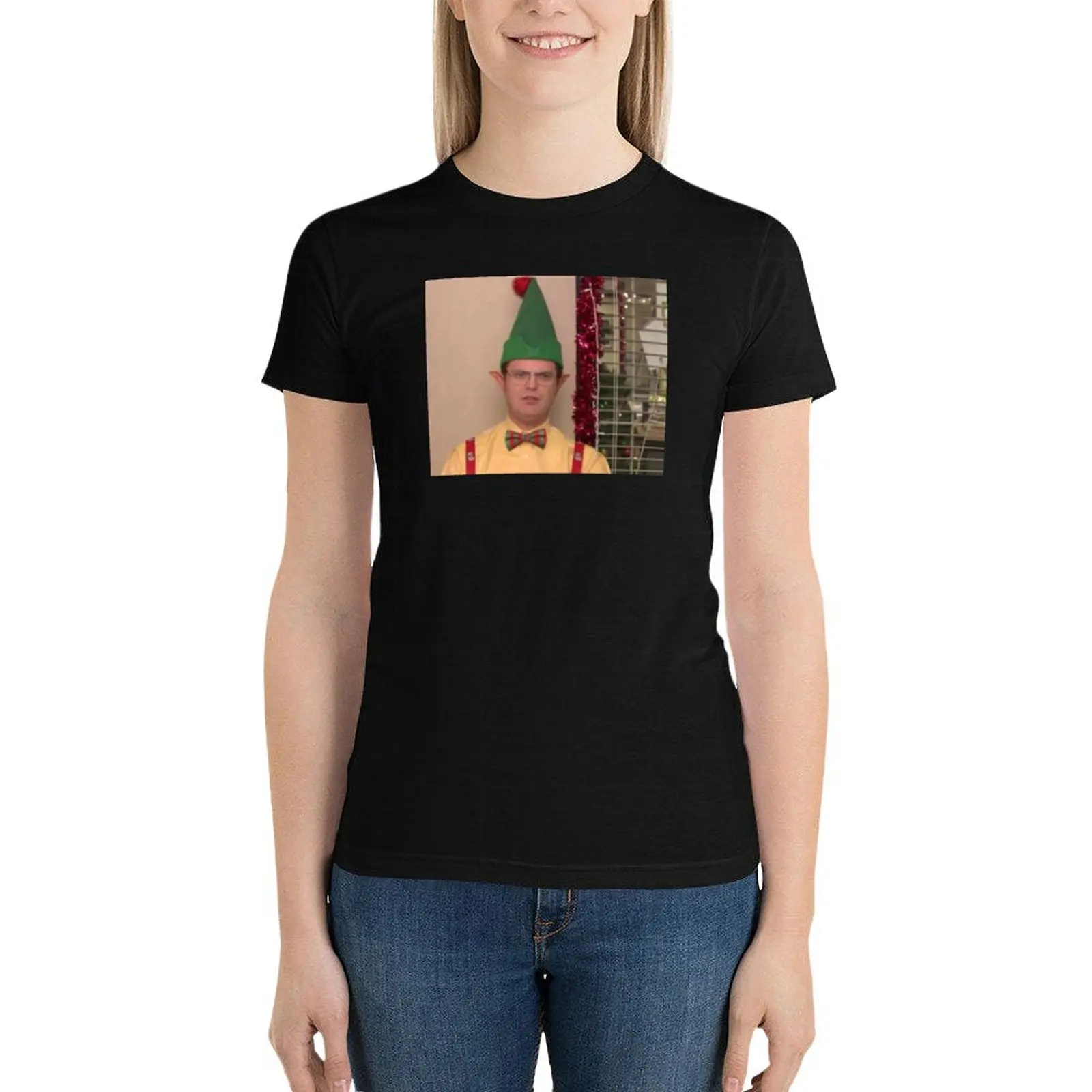 Dwight Schrute Elf - The Office T-Shirt aesthetic clothes shirts graphic tees tops clothes for woman