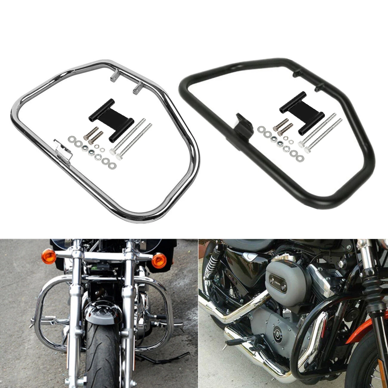 

Motorcycle Engine Highway Guard Crash Bar For Harley Sportster XL XR 883 1200 XL883 XL1200 1984-2003