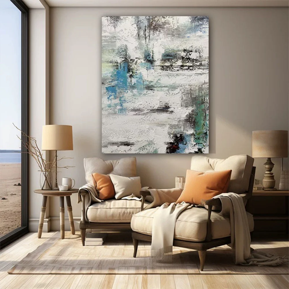 

100% hand drawn abstract oil painting original wall painting home living room decoration paint interior aesthetics