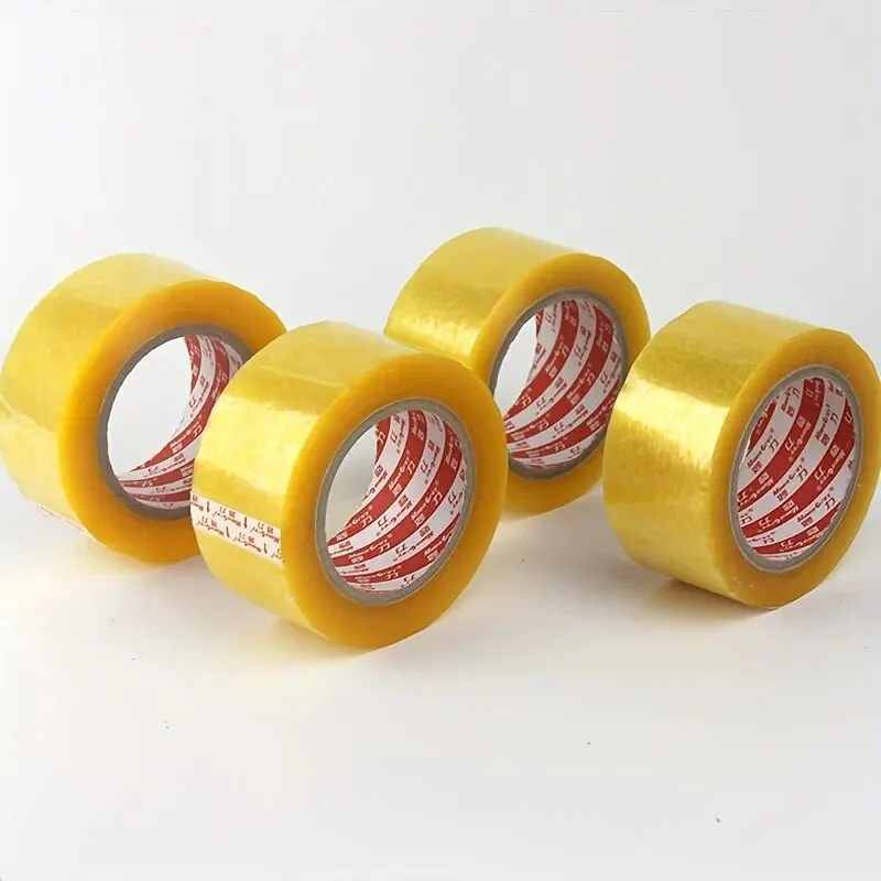 Viscosity Clear Adhesive Tape Box Carton Sealing Packing Tape DIY Mounting Fixing Tape Clear Adhesive Tape image 5