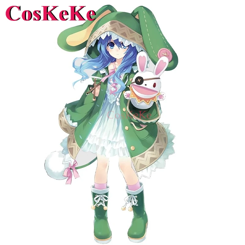 Coskee-Himiko Yoshino Anime Uniforme Verde, DATA A LIVE Costume, Doce vestido lindo, Festa de atividades, Roupas de RPG