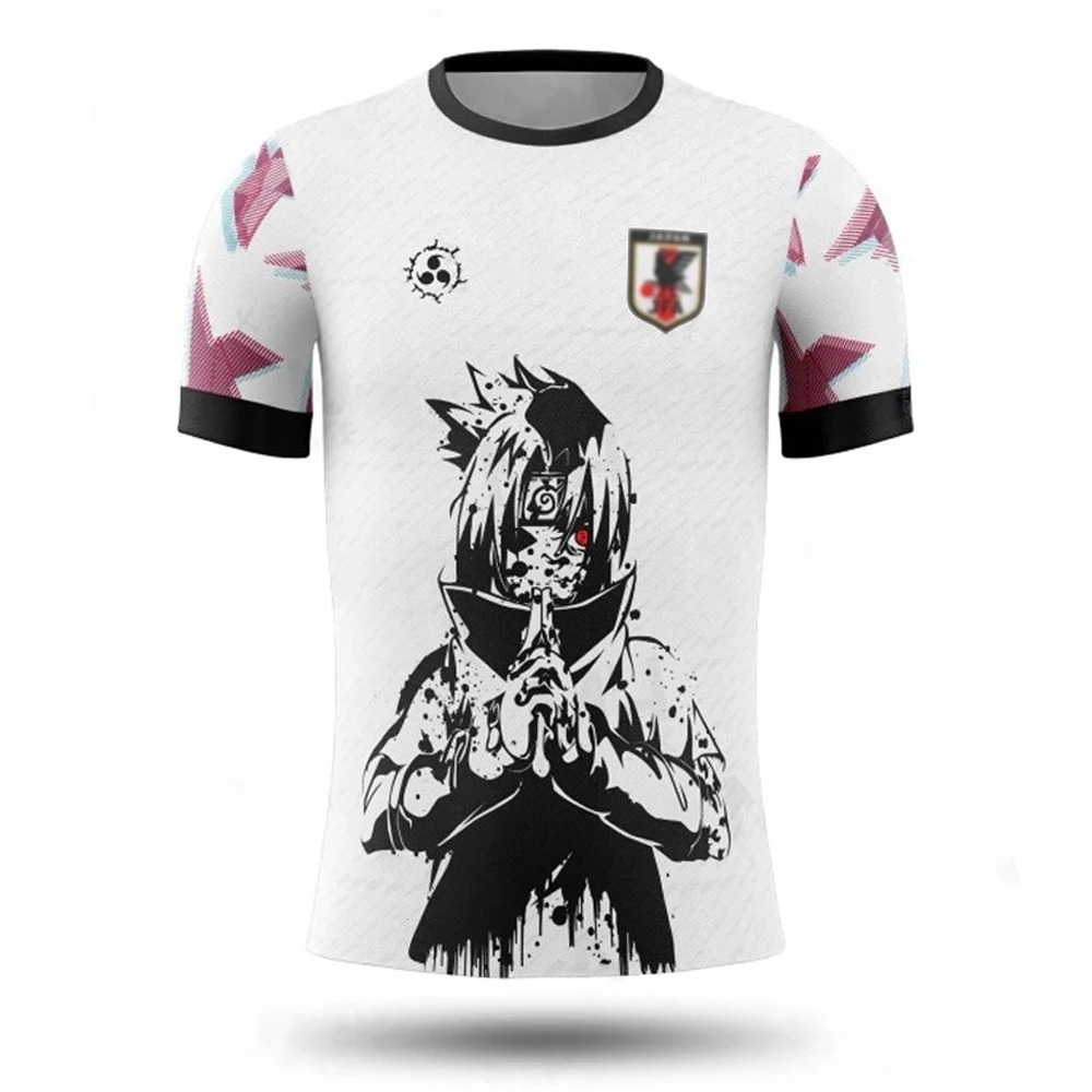 Naruto Sasuke Uchiha Anime AOP Anime Jersey Family Summer Adult Kids Athleisure T-Shirt Breathable Quick Dry Unisex Streetwear