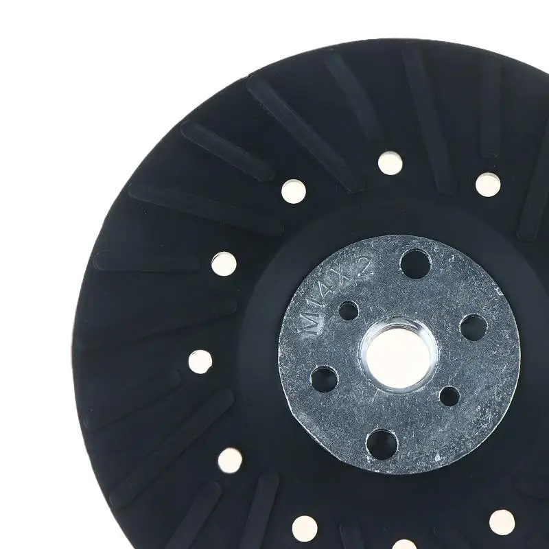 Multi-purpose Plastic + Metal 5 Inches Sanding Disc Backing Pad Grinder Attachment For Angle Grinders Power Tools Accessories