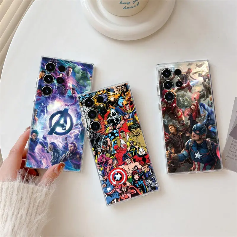 

Avengers Infinity War S25 Ultra Clear Case For Samsung Galaxy S25 S24 S23 Ultra S20 S21 FE S22 Plus A56 A55 A36 A26 Phone Cover