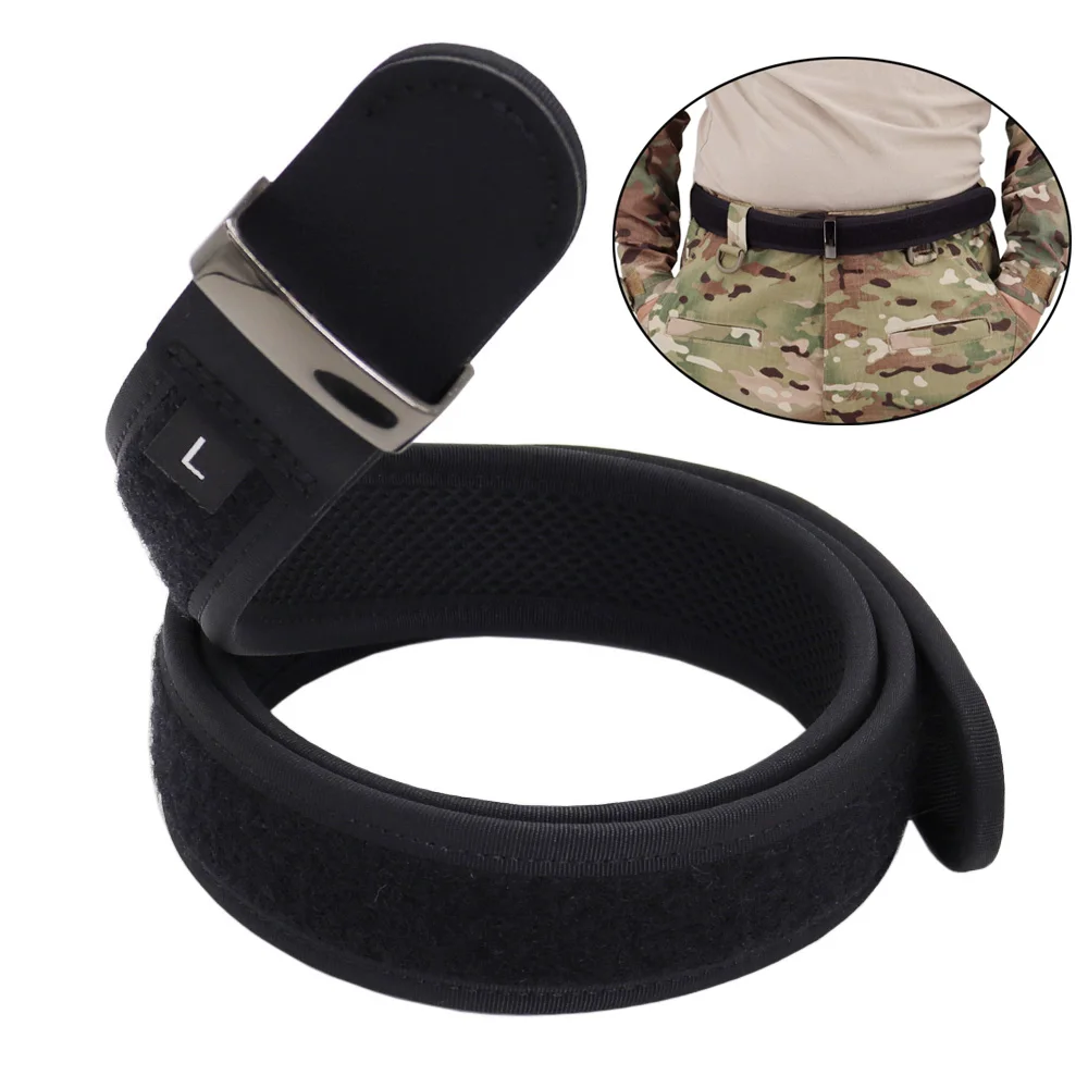 

Новый тактический внутренний ремень 1,5 дюйма для мужчин, премиум-класса, из нейлона, спортивный поясной ремень с застежкой-липучкой