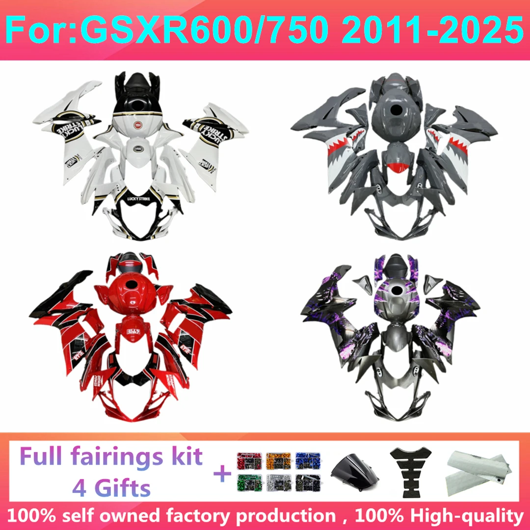 For GSXR 600 750 K11 Gsxr600 Gsxr750 Gsx600r Gsx750r 2011 - 2025 2013 2015 Full Fairing Kit Motorcycle Bodywork Fairings Kits
