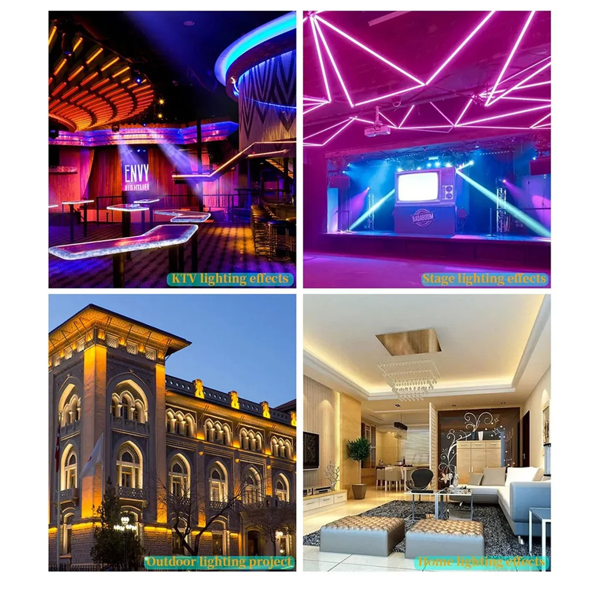 ABUBB DMX512 H807 RGB LED Controller DMX WS2811 WS2812B WS2813 WS2815 Pixels Led Strip Controller DMX Stage Light 1024Pixels