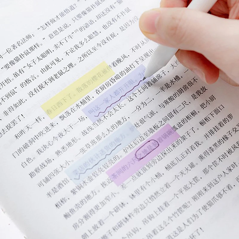 Drawer Type Index Stickers Translucent Cute Animal Sticky Notes Memo Pad Self Adhesive Waterproof Label Index Flags Tab Strip