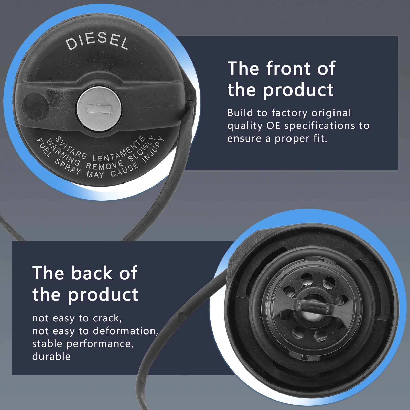 

Крышка топливного бака с замком и 2 ключами для Ducato Bus Plataforma / Chasis Van 71802900