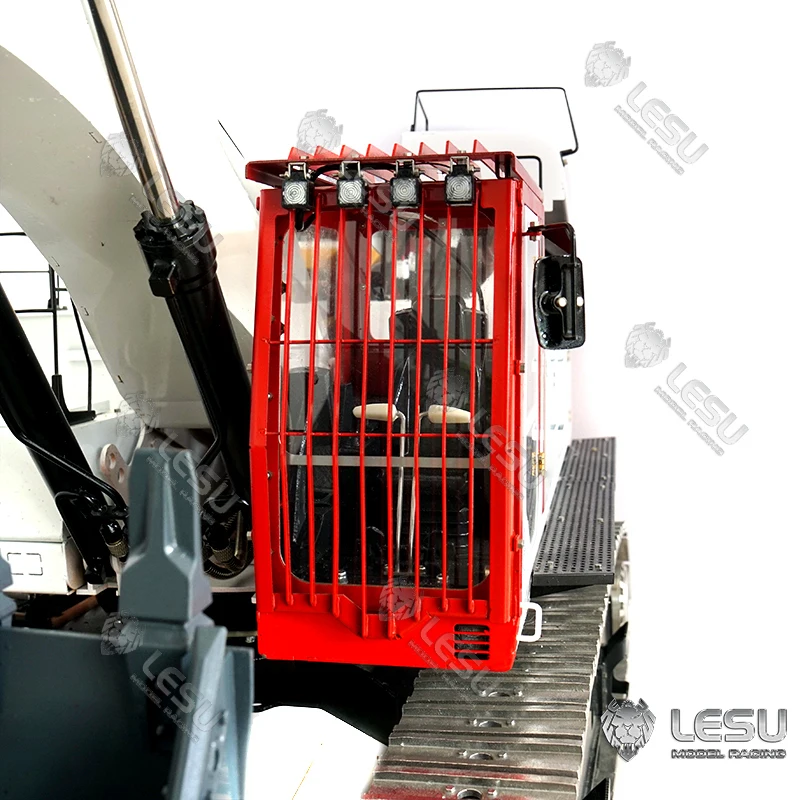 LESU Metal Protective Fence of Digger Cab For 1/14 RC 374 Excavator Boy Toys  Spare Parts For DIY Cars Model  TH16934