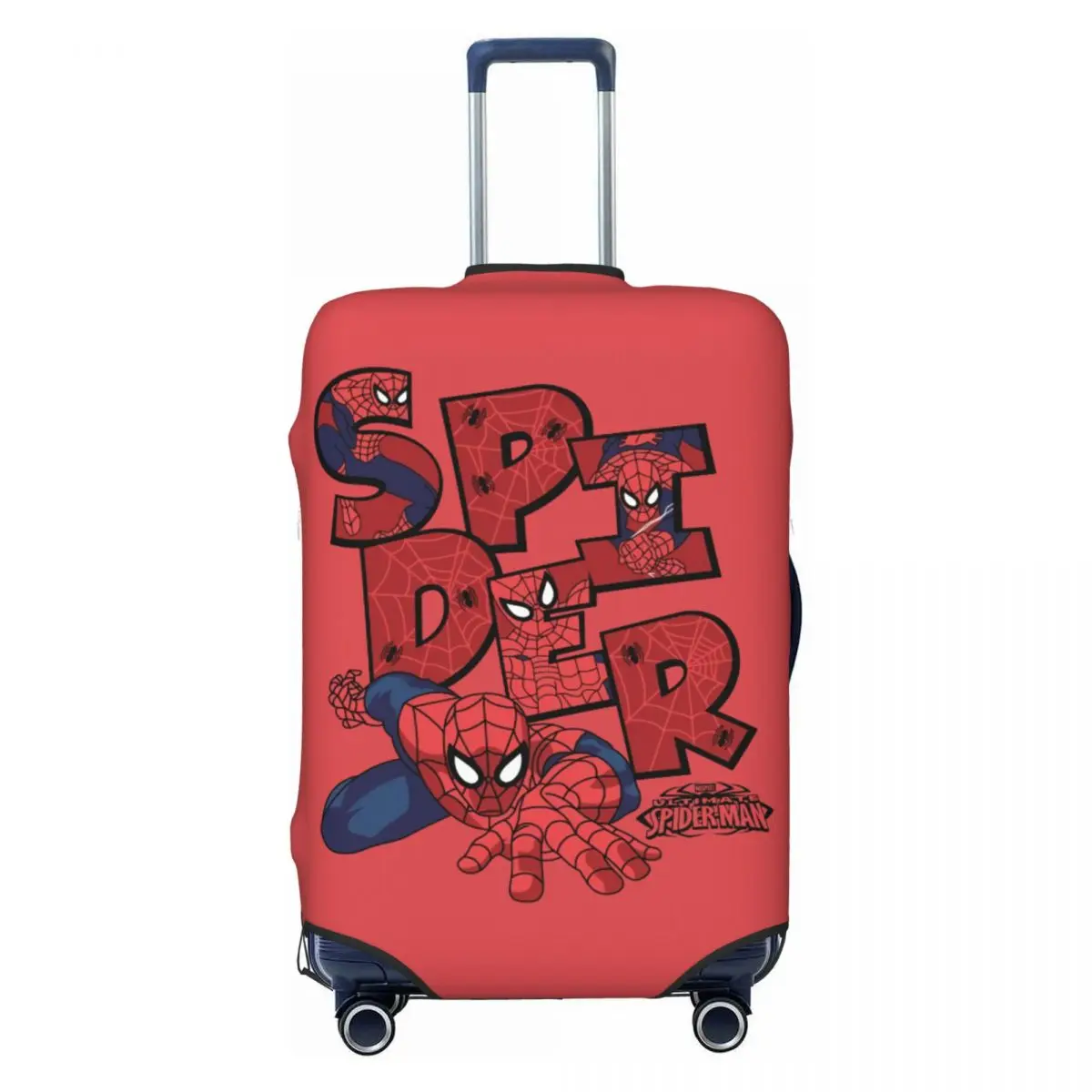 

Кастомные фигурки Человека-паука из фильма: Супергерой Чехол для багажа SPIDER, эластичный защитный чехол для дорожного чемодана, подходит для чемоданов размером 18-32 дюйма