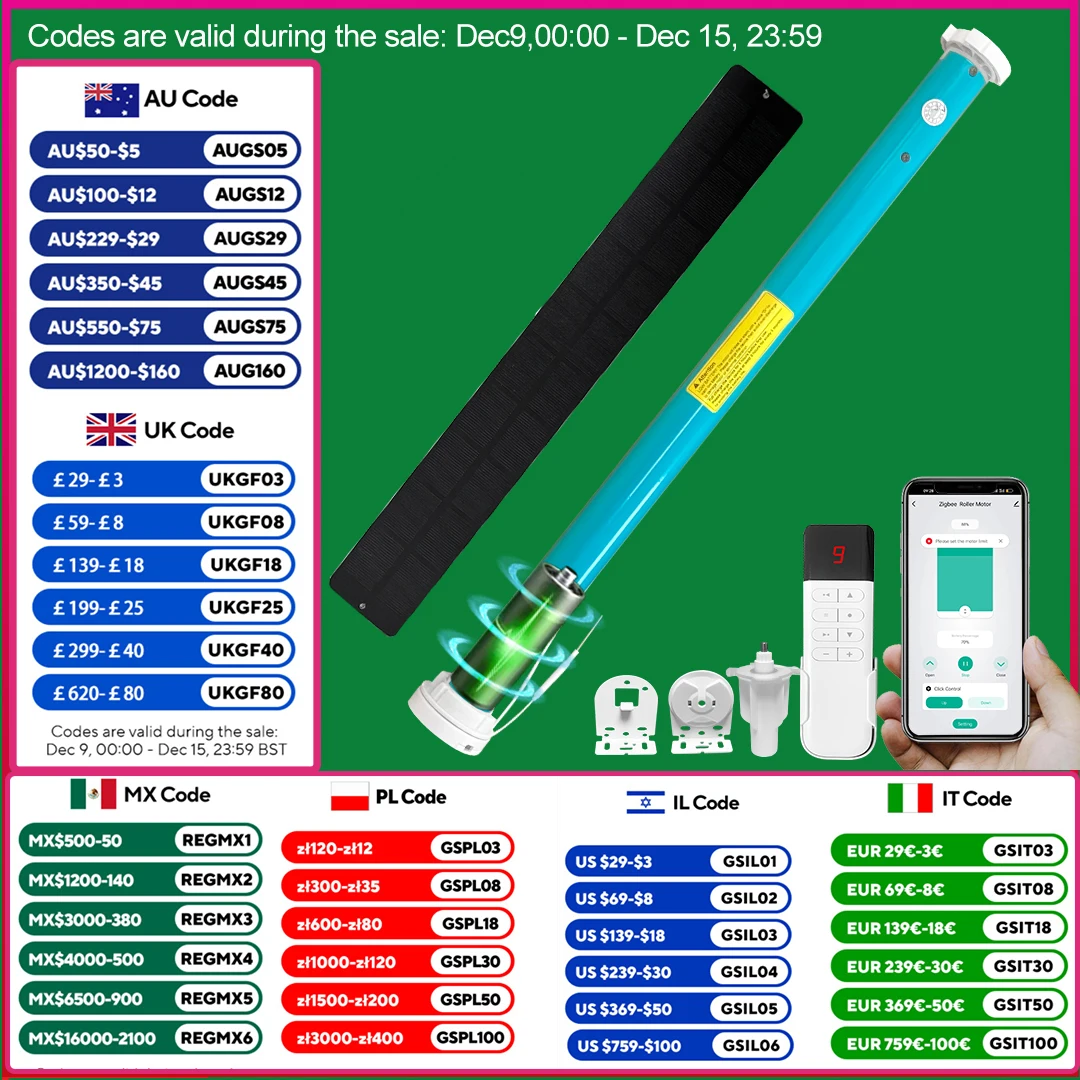 LifeLibero Tuya Zigbee 배터리 창 블라인드, 스마트 커튼 모터 롤러 블라인드, 자동 와이어 프리 관형 블라인드, 37mm, 38mm 튜브