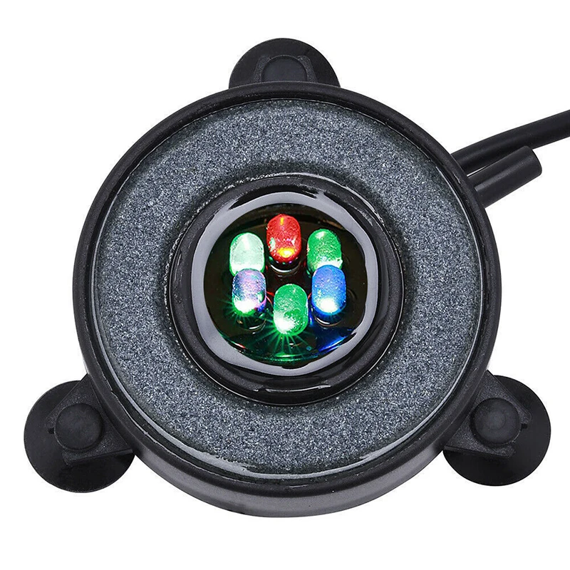 Serbatoio di pesce subacqueo sommergibile luce che cambia colore LED luce d'aria acquario bolla d'aria 6 pezzi lampada che fa ossigeno per acquario