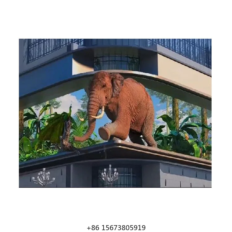 

Naked Eye Hologram Technology Immersive Advertising Interactive 3D Video Wall Screen Pantallas 3d Led Gigantes De Exterior