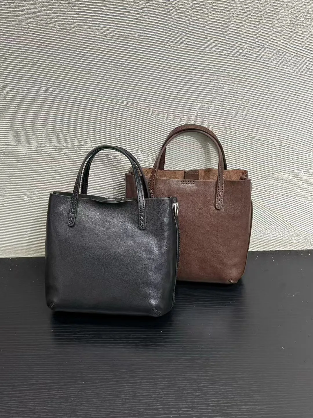 

Винтажная кожаная сумка-мешок, женская сумка, пригородная маленькая сумка через плечо на одно плечо, модная повседневная простая сумка Sle, новинка 2023 года