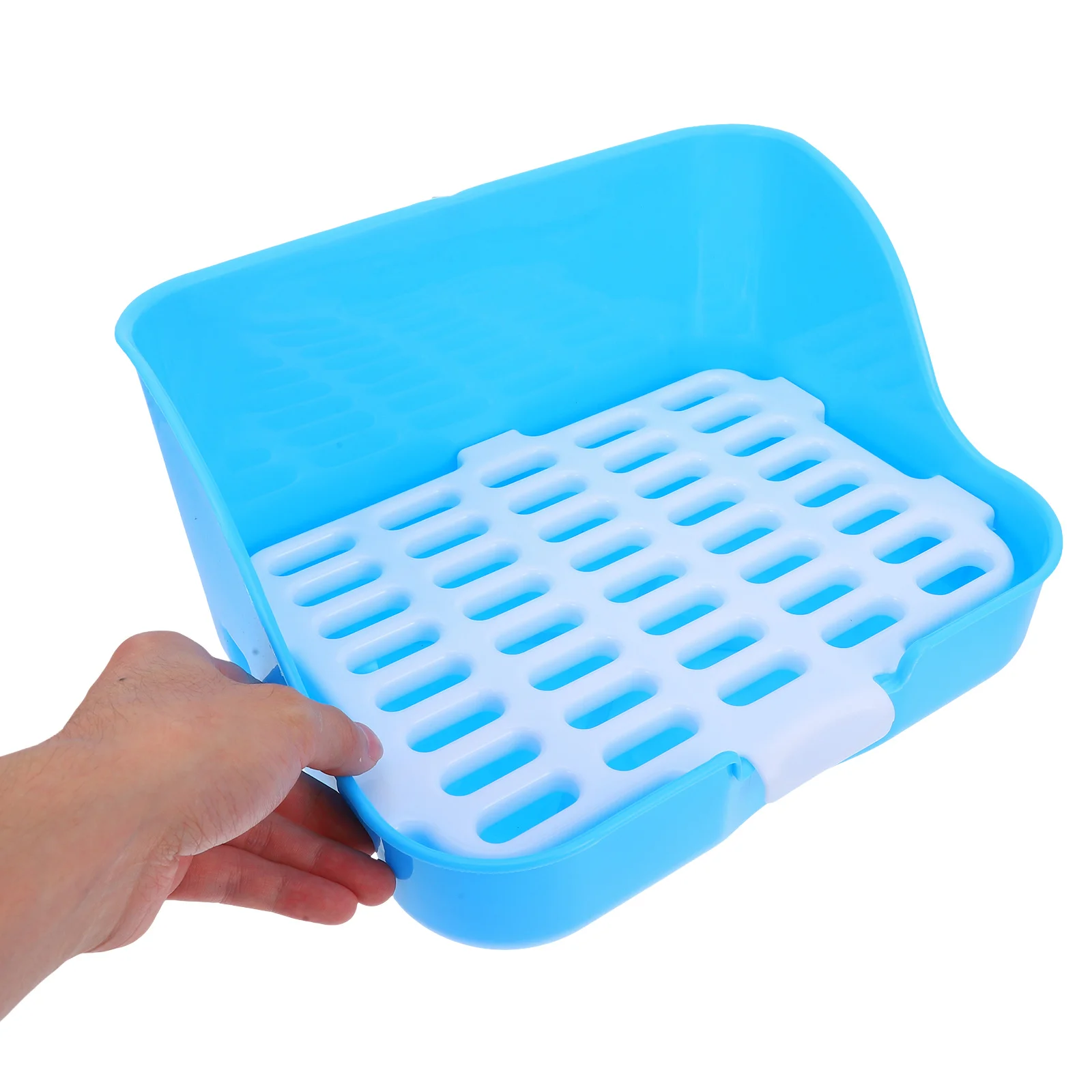 

Rabbit Litter Box ABS Material Small Cage Toilet Trainer Potty for Pet Bunny Guinea Pig Hamster Cage Litter Box Supplies