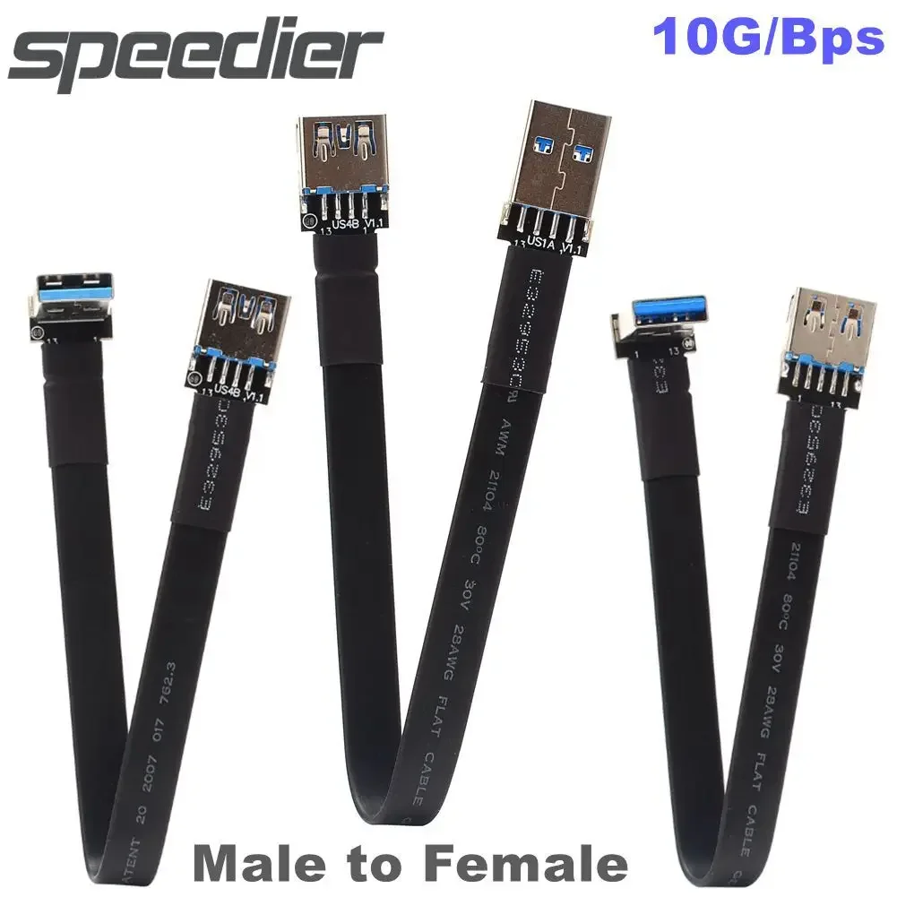 Ribbon Flat USB 3.0 Type A Super Speed USB A Extension Cable Male-Female 3-300CM USB Charger Data Sync Transfer Extender For GPS