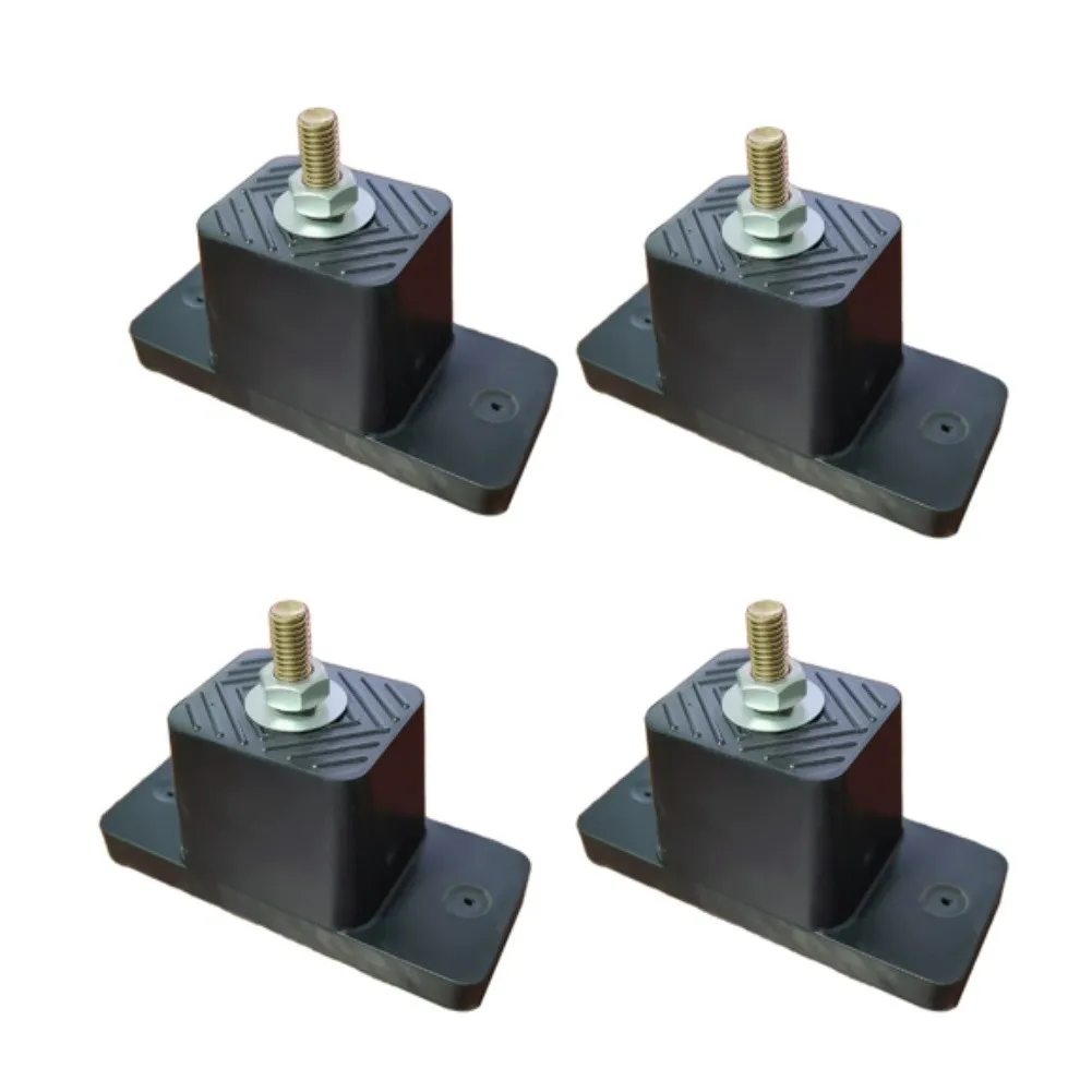 Rubber Vibration Dampers Set of 4 for Outdoor Air Conditioner Units Providing Stable Support and Noise Minimization
