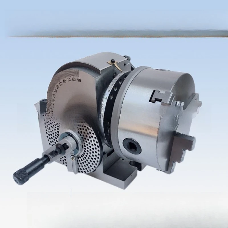 BS-0 indexing head 4-inch indexer Fast, small and simple vertical and lying dual-purpose Manual indexing center Height 100