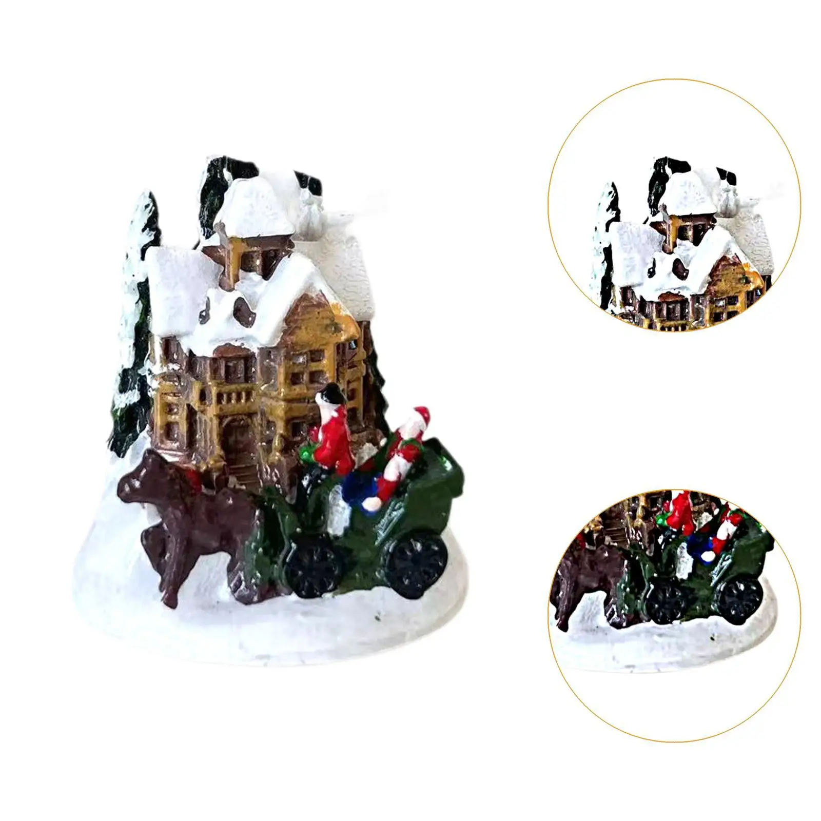 Christmas Decoration Sculpture Gift Collectible Arts Christmas Figurine for