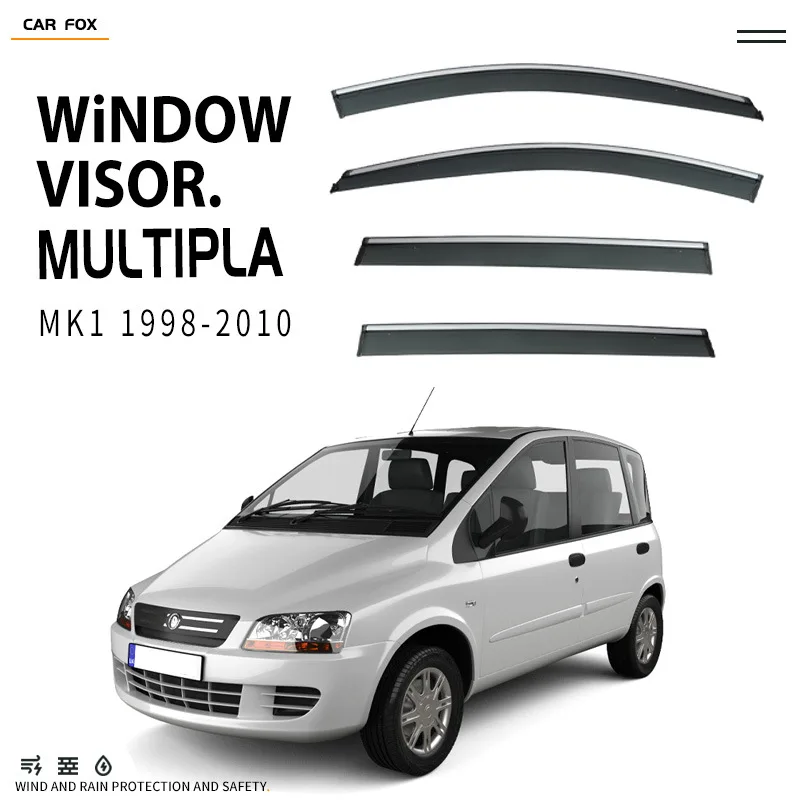 

For FIAT Multipla 1998-2010 Car Window Visor Awning Shelters Windshield Side Window Rain Sun Shade Auto Accessories