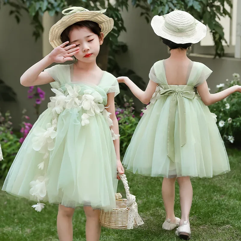 

Children Dress Flower Girl Dresses for Weddings Toddler Clothes Girls Dress Summer Fashion Girls Summer Fairy Princess Dress