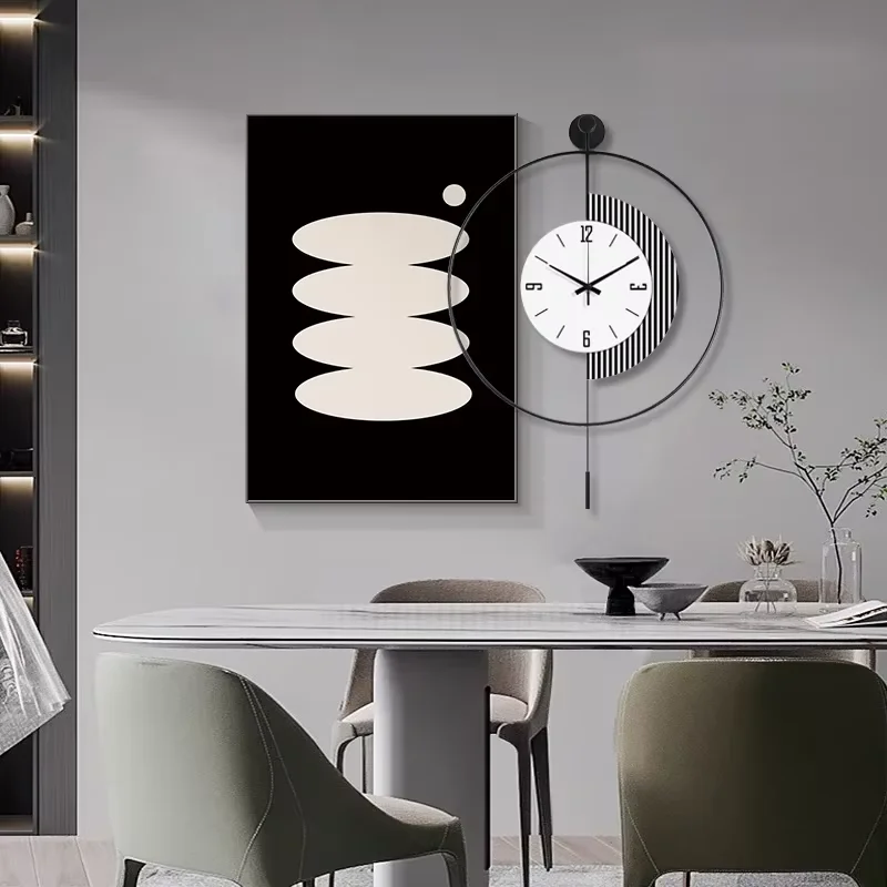 Classic Style Aesthetic Wall Watch Kitchen Bedrooms Round Korean Wall Clocks Interior Orologio Da Parete Ornaments Home Decor