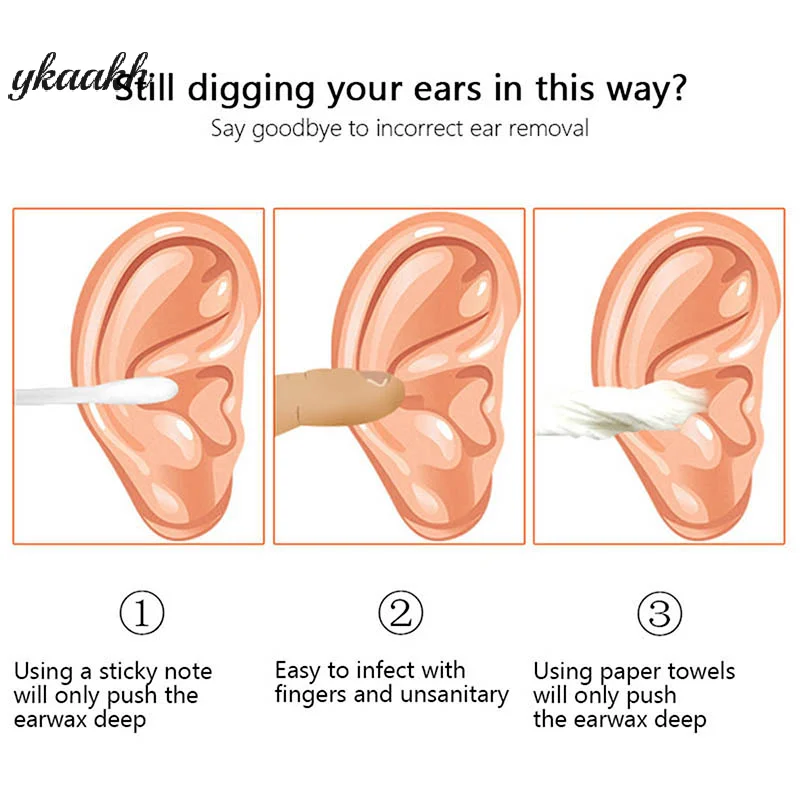 

6pcs/box Stainless Steel Ear Pick Spiral Spring Ear Pick Cleaner Portable Ear Cleaner