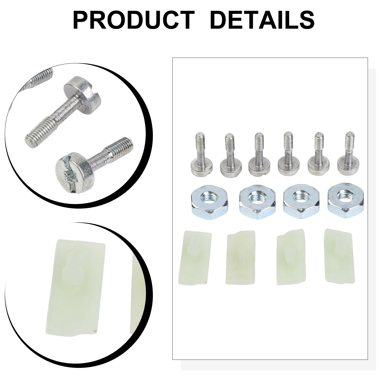 

Maintenance Kit Engine Cover Screws Enhanced Maintenance Efficiency High-density Carbon Steel Chainsaw Maintenance Parts