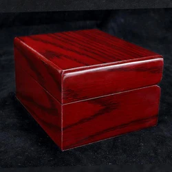 Fashion Watch Holder Wood Wooden Case Box Men's Gift Red Jewelry Storage