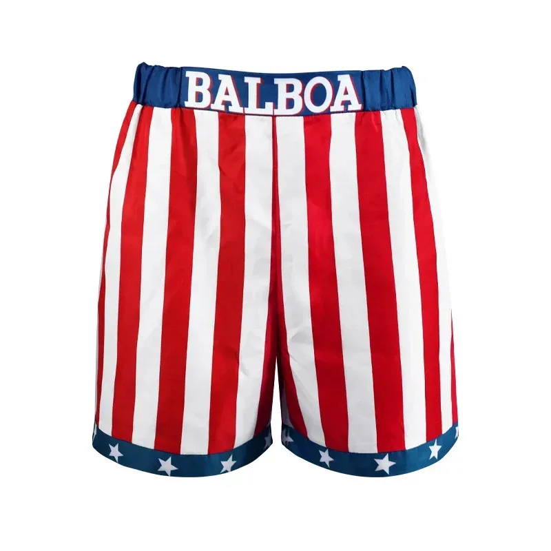 Disfraz de Rocky Balboa Boxer para niño, capa roja con capucha, pantalones cortos, bata de boxeo de película, abrigo, pantalones, cinturón, Cosplay de Halloween, 3 uds.