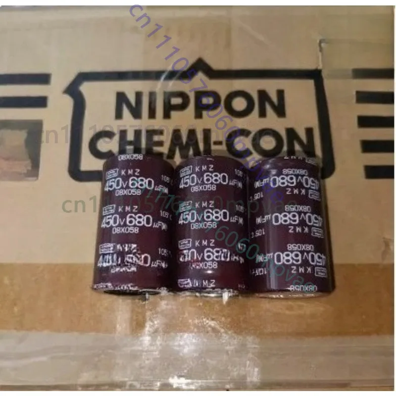 4-個日本オリジナル-nippon-450v-680uf-30-50-kmz-シリーズフィルターアルミ電解コンデンサ