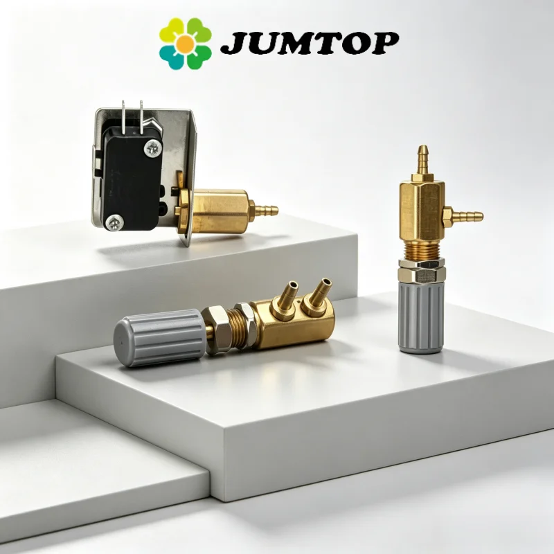 JUMTOP Dental Regulator Control Valve Microswitch Pneumatic Valve Air Electric Switch for Dental Chair Turbine Unit Replacement