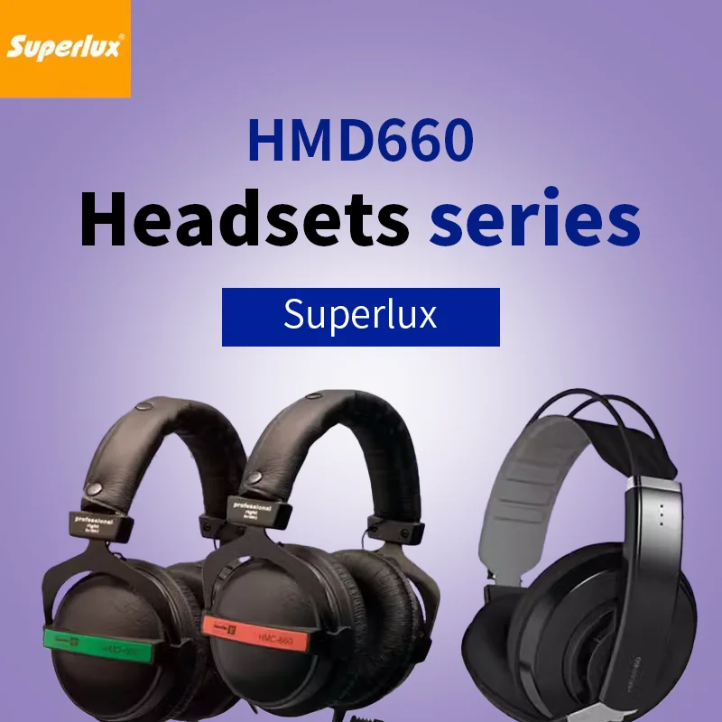 SUPERLUX HMD660E Professional Headset/Capacitive Microphone