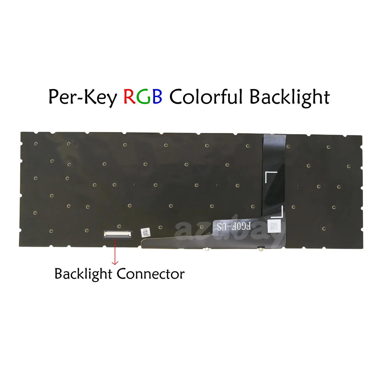 US Spanish Russian Laptop Keyboard For MSI Stealth GS77 12UE 12UG 12UGS 12UH 12UHS MS-17P1 MS-17N1 MS-17N2, Per-Key RGB Backlit