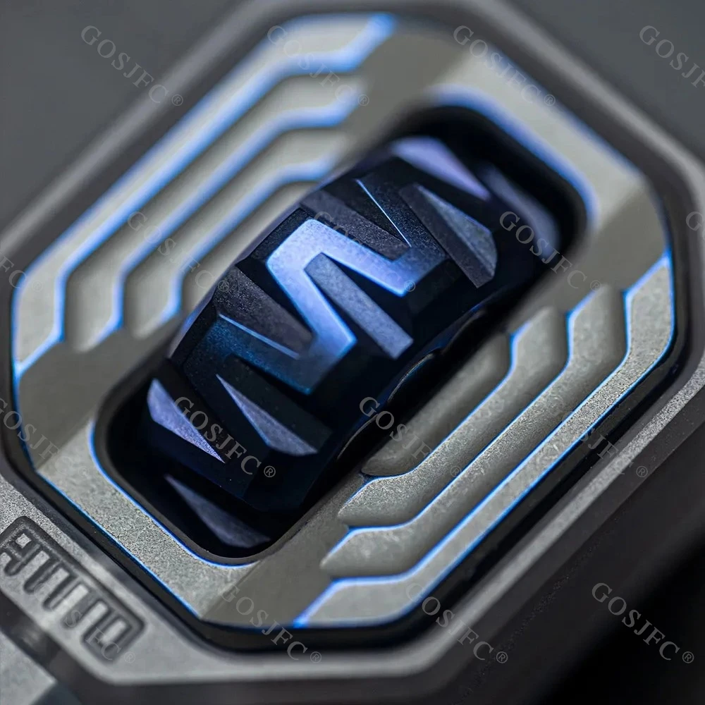 الذخيرة EDC GRAGKER-M الفقرة المغناطيسية اسئلة تململ سبينر التيتانيوم ألعاب متململة للبالغين لعبة لتخفيف التوتر #3