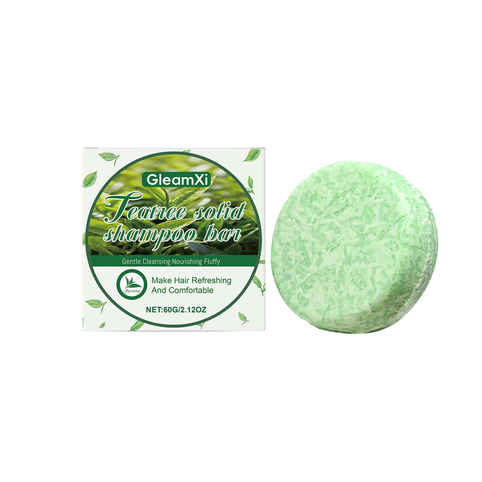 Tea Tree Oil Shampoo Soap Deep Cleaning Refreshing Oil Control Remove Dandruff Repair Damaged Hair Nourish Hair Growth Shampoo