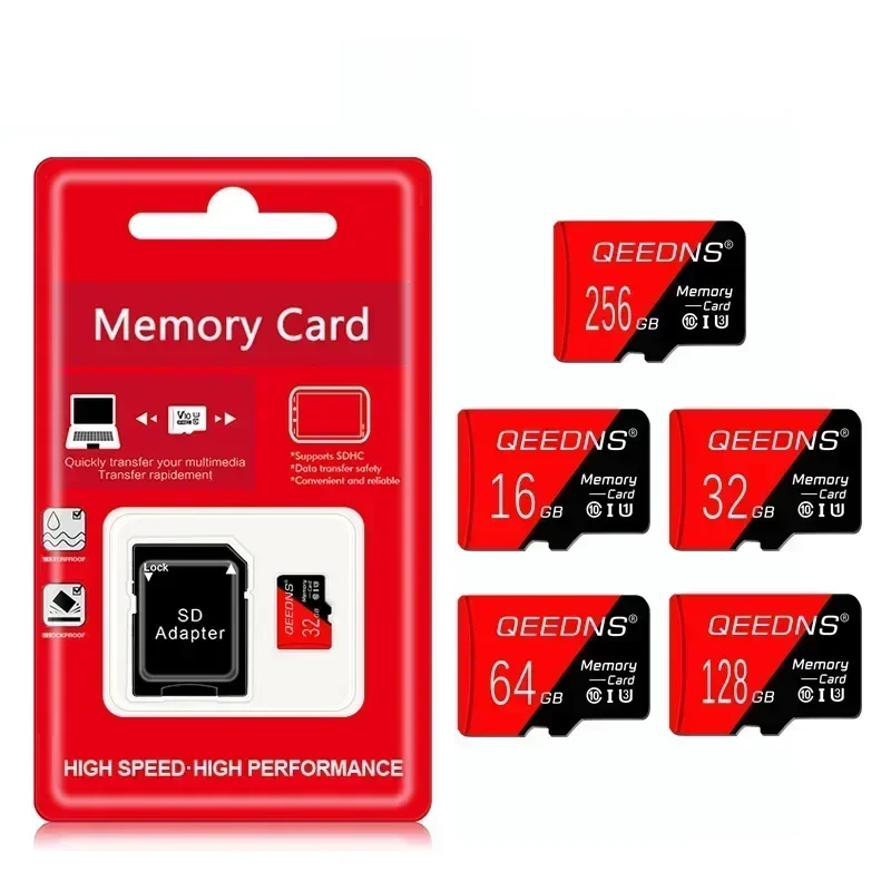 Really Capacity Micro TF/SD Card 8GB 16GB 32GB 64GB Class 10 Flash SD Memory Card 128GB 256GB 512GB U3 TF Card for Mobile Phone