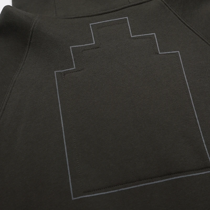 منتجات الخريف اليابانية الجديدة CE هوديي جودة عالية القطن فريد رمادي أخضر يوميا عادية CAV EMPT البلوز البلوز #5