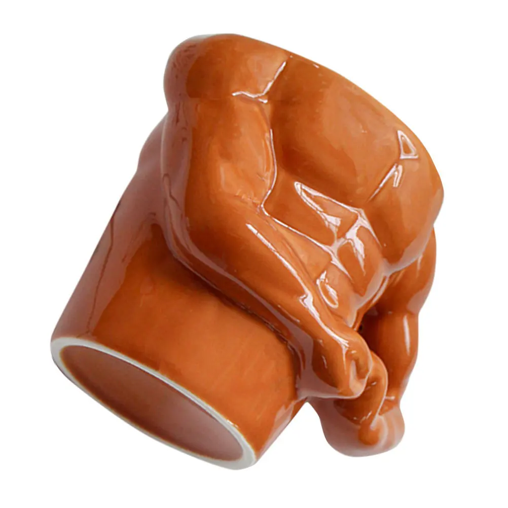 

1Pcs Ceramic Muscle Mug Coffee Cup Lovely Stylish for Hot Cold Drinks Latte Cappuccino Milk Tea Office Home Festival Gift