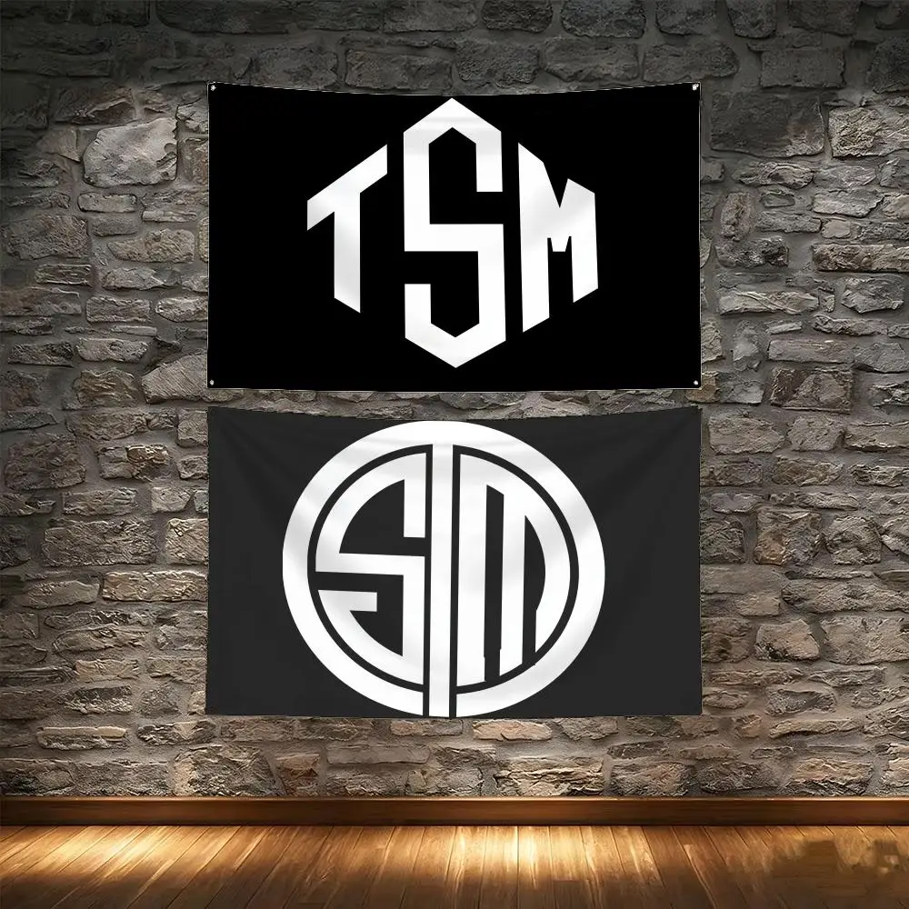 Competitive gaming TSM Esports Flags Tapestry Creative Pattern Photo Living Room Wall Art Party Outdoor Decor