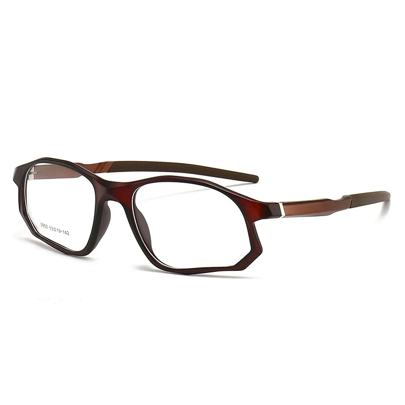 MOMOJA TR90 Gasses Frame Irregular Sports Men\'s Glasses Frame 2024 NewHigh-definition Optical Prescription Glasses Men\'s 5853A