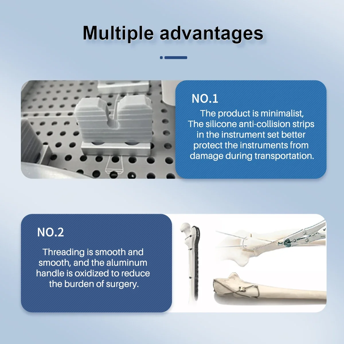 Cable System Instrument Set Stainless Steel Passer Wire Tightener Forceps Set Surgical Instrument