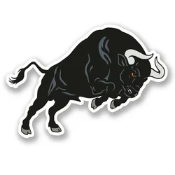 Decor Motorcycle Decals for Black Spanish Bull Car Stickers Cute, Accessories Products PVC Sunscreen and Waterproof Sticker