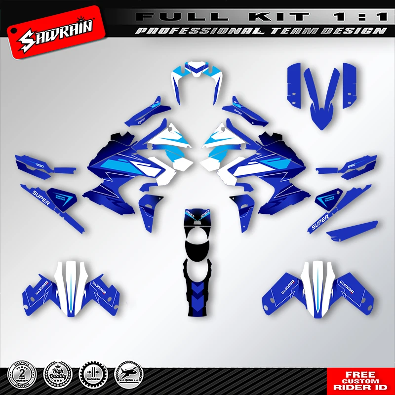 

Sawrain Motorcycle Graphics Backgrounds Decals Stickers Kit Number Name Custom For KTM ADV 1290 790 R S 2021 2022 2023 007