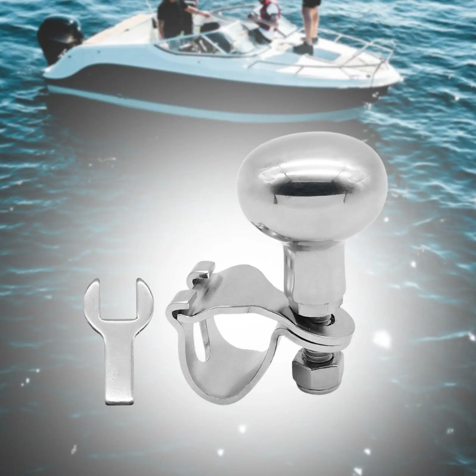 

Boat Steering Wheel Knob Aid Knob Labor Saving Generic Accessories Replacement for Diameter 2cm to 2.5cm Maneuvering Knob